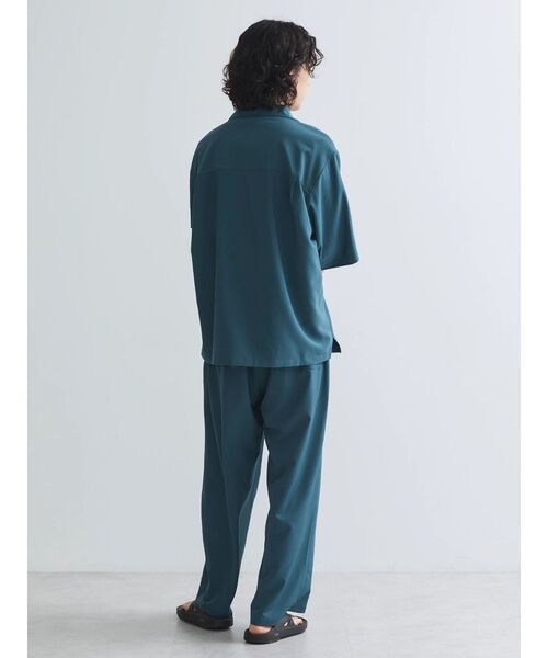 CRAFT STANDARD BOUTIQUE(クラフトスタンダードブティック)の「接触冷感/抗菌防臭/イージーケア /オープンカラーシャツ(シャツ/ブラウス・レディース・ブラウン/アイボリー/ブラック/グレイッシュベージュ/ブルーグリーン・S/M/L/XL)」の12枚目の写真