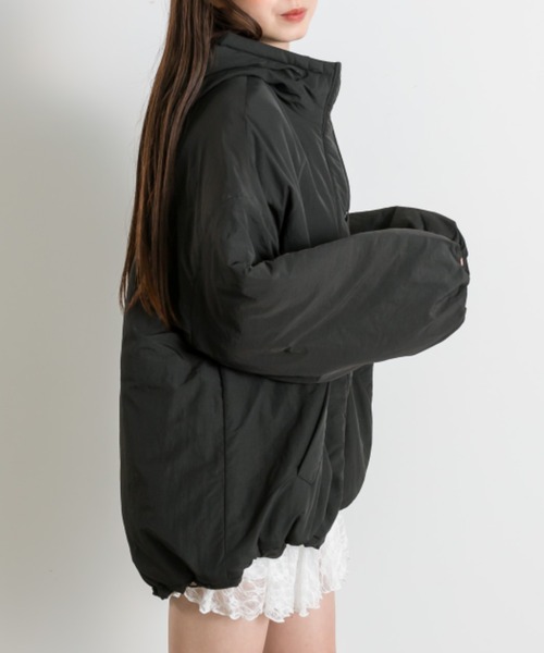 OLIVE des OLIVE（オリーブデオリーブ）の「【WEB限定】モンスターパーカー（ブルゾン・レディース・アイボリー/カーキ/ブラック・FREE）」の8枚目の写真