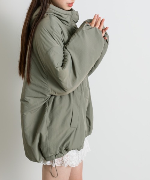 OLIVE des OLIVE（オリーブデオリーブ）の「【WEB限定】モンスターパーカー（ブルゾン・レディース・アイボリー/カーキ/ブラック・FREE）」の12枚目の写真