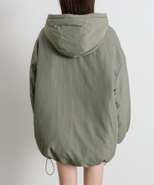 OLIVE des OLIVE（オリーブデオリーブ）の「【WEB限定】モンスターパーカー（ブルゾン・レディース・アイボリー/カーキ/ブラック・FREE）」の16枚目の写真