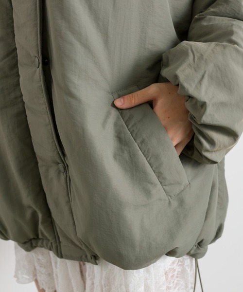 OLIVE des OLIVE（オリーブデオリーブ）の「【WEB限定】モンスターパーカー（ブルゾン・レディース・アイボリー/カーキ/ブラック・FREE）」の20枚目の写真