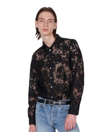 GalaabenD（ガラアーベント）の「ラッセルレース レギュラーシャツ（シャツ/ブラウス）」