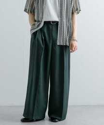 SENSE OF PLACE by URBAN RESEARCH | ボリュームダブルタックワイドパンツ(その他パンツ)