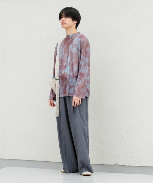 SENSE OF PLACE by URBAN RESEARCH（センスオブプレイスバイアーバンリサーチ）の「ボリュームダブルタックワイドパンツ（その他パンツ・メンズ・グリーン/ブラック/チャコールグレー・MEDIUM/LARGE）」の11枚目の写真