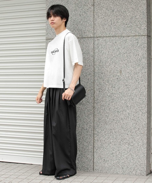 SENSE OF PLACE by URBAN RESEARCH（センスオブプレイスバイアーバンリサーチ）の「ボリュームダブルタックワイドパンツ（その他パンツ・メンズ・グリーン/ブラック/チャコールグレー・MEDIUM/LARGE）」の20枚目の写真