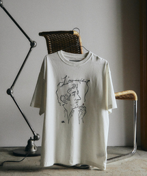 EDIFICE | ソリマチアキラ 別注 フレンチ イラストレーション Tシャツ(Tシャツ/カットソー)