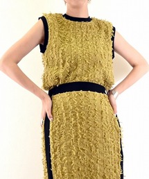 STYLEBLOCK（スタイルブロック）の「フリンジジャガードカットソーリンガータンクトップ（タンクトップ）」