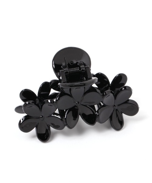 GLOBAL WORK（グローバルワーク）の「フラワーヘアバンス/129554（バレッタ/ヘアクリップ・レディース・ブラウン/ブラック・ONE SIZE）」の2枚目の写真