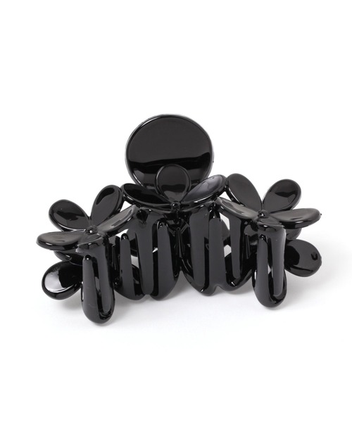 GLOBAL WORK（グローバルワーク）の「フラワーヘアバンス/129554（バレッタ/ヘアクリップ・レディース・ブラウン/ブラック・ONE SIZE）」の3枚目の写真