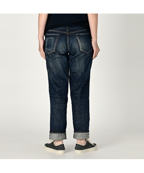45R（フォーティファイブアール）の「再び6.5クロスビー5（焦）（デニムパンツ・レディース・インディゴブルー・30 inch/32inch/27inch/29inch/31inch/33inch/34inch/36inch）」の5枚目の写真