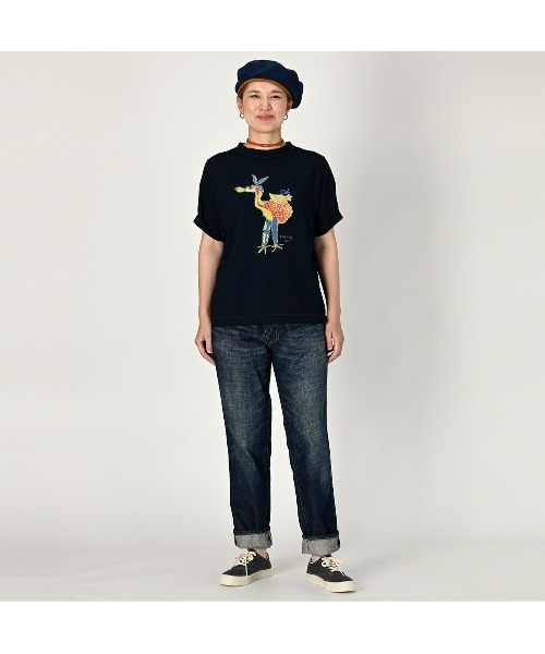 45R（フォーティファイブアール）の「再び6.5クロスビー5（焦）（デニムパンツ・レディース・インディゴブルー・30 inch/32inch/27inch/29inch/31inch/33inch/34inch/36inch）」の6枚目の写真