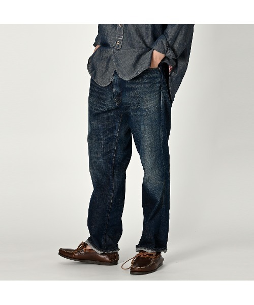 45R（フォーティファイブアール）の「再び6.5クロスビー5（焦）（デニムパンツ・レディース・インディゴブルー・30 inch/32inch/27inch/29inch/31inch/33inch/34inch/36inch）」の8枚目の写真