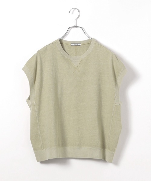 BAYFLOW（ベイフロー）の「ピグメントガゼットプルオーバー（Tシャツ/カットソー・レディース・オフホワイト/カーキ/チャコール・FREE）」の17枚目の写真