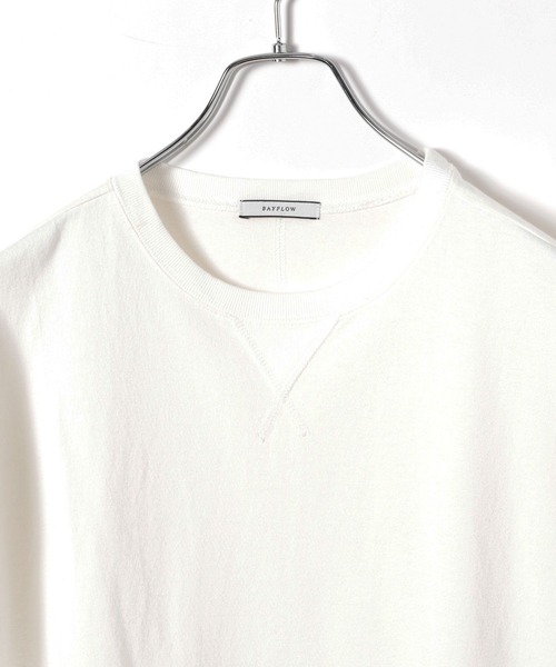 BAYFLOW（ベイフロー）の「ピグメントガゼットプルオーバー（Tシャツ/カットソー・レディース・オフホワイト/カーキ/チャコール・FREE）」の19枚目の写真