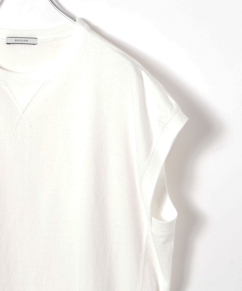 BAYFLOW（ベイフロー）の「ピグメントガゼットプルオーバー（Tシャツ/カットソー・レディース・オフホワイト/カーキ/チャコール・FREE）」の21枚目の写真