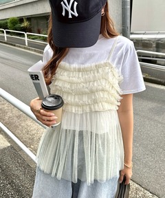 Mewl シャツスリーブボーダープルオーバー（Tシャツ/カットソー