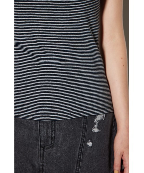 rienda(リエンダ)の「【WEB限定】カップ付きリボンキャミトップス(キャミソール・レディース・ホワイト/ブラック/マルチ・FREE)」の12枚目の写真