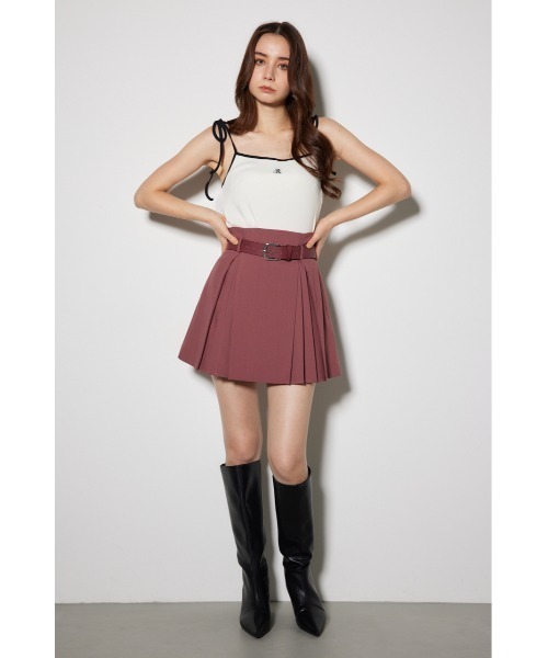 rienda(リエンダ)の「【WEB限定】カップ付きリボンキャミトップス(キャミソール・レディース・ホワイト/ブラック/マルチ・FREE)」の11枚目の写真