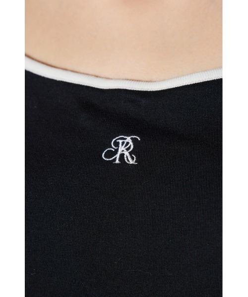 rienda(リエンダ)の「【WEB限定】カップ付きリボンキャミトップス(キャミソール・レディース・ホワイト/ブラック/マルチ・FREE)」の4枚目の写真