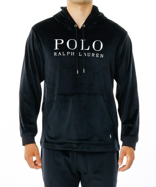 POLO RALPH LAUREN（ポロ ラルフ ローレン）の「【POLO RALPH LAUREN】ブラッシュドベロア フーディー ロングスリーブ（パーカー・メンズ・ブラック/グリーン/ネイビー・X-LARGE/LARGE/MEDIUM）」の10枚目の写真