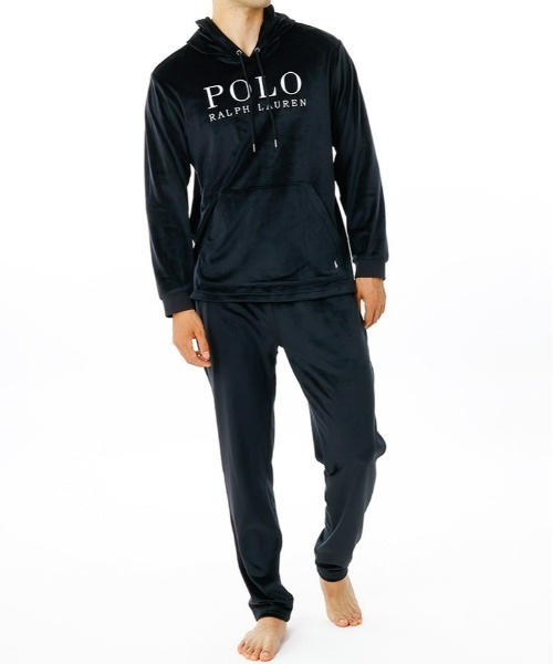 POLO RALPH LAUREN（ポロ ラルフ ローレン）の「【POLO RALPH LAUREN】ブラッシュドベロア フーディー ロングスリーブ（パーカー・メンズ・ブラック/グリーン/ネイビー・X-LARGE/LARGE/MEDIUM）」の11枚目の写真