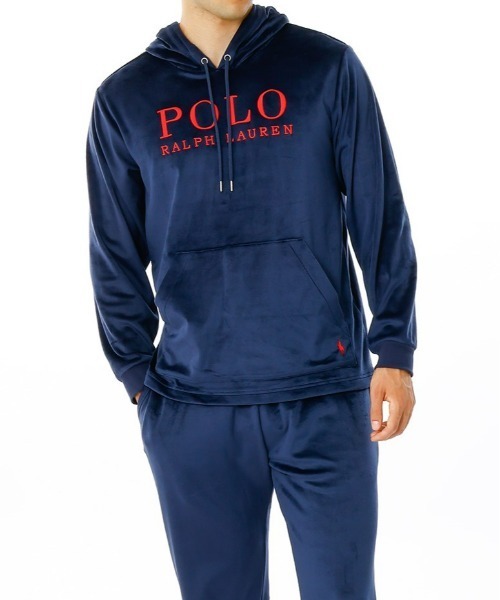 POLO RALPH LAUREN（ポロ ラルフ ローレン）の「【POLO RALPH LAUREN】ブラッシュドベロア フーディー ロングスリーブ（パーカー・メンズ・ブラック/グリーン/ネイビー・X-LARGE/LARGE/MEDIUM）」の15枚目の写真