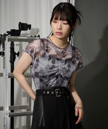 Ellno de Mavie ワンピース Tシャツ ラメ ホワイト 白 F Ellno de Mavie（エルノデメヴィ）｜ワンピース/ドレス一覧 - WEAR