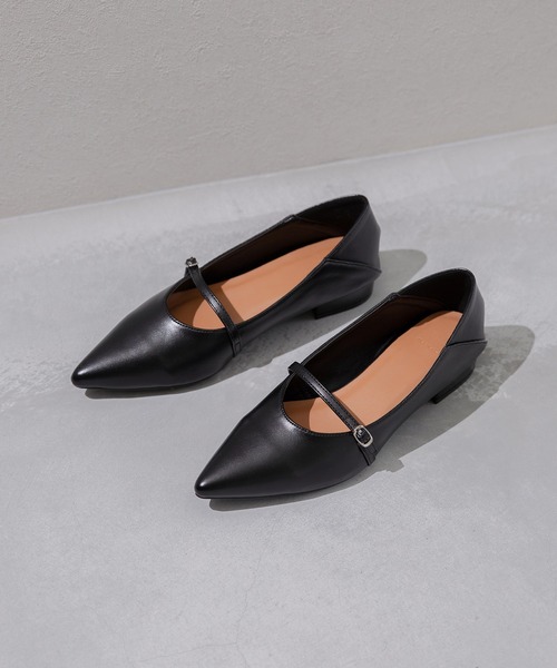 menue(メヌエ)の「2way バブーシュストラップパンプス(パンプス・レディース・アイボリー/シルバー/ブラック・25.0cm/26.0cm/21.5cm/22.0cm/22.5cm/23.5cm/24.5cm/25.5cm/23.0cm/24.0cm)」の2枚目の写真