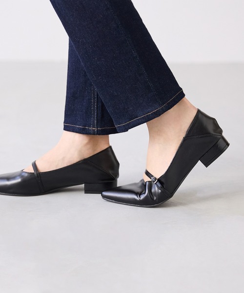 menue(メヌエ)の「2way バブーシュストラップパンプス(パンプス・レディース・アイボリー/シルバー/ブラック・25.0cm/26.0cm/21.5cm/22.0cm/22.5cm/23.5cm/24.5cm/25.5cm/23.0cm/24.0cm)」の6枚目の写真