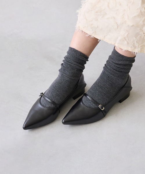 menue(メヌエ)の「2way バブーシュストラップパンプス(パンプス・レディース・アイボリー/シルバー/ブラック・25.0cm/26.0cm/21.5cm/22.0cm/22.5cm/23.5cm/24.5cm/25.5cm/23.0cm/24.0cm)」の22枚目の写真
