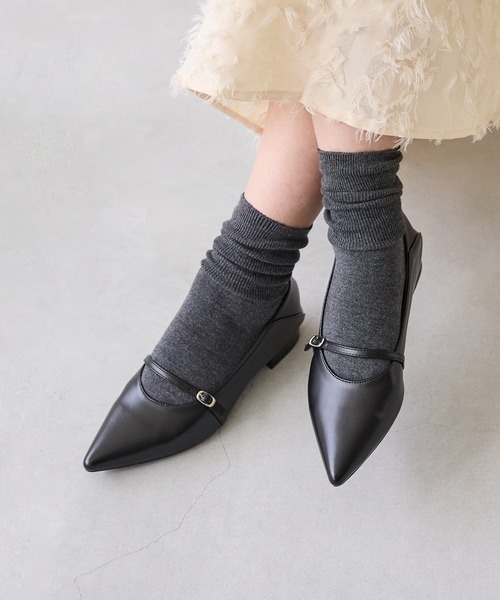 menue(メヌエ)の「2way バブーシュストラップパンプス(パンプス・レディース・アイボリー/シルバー/ブラック・25.0cm/26.0cm/21.5cm/22.0cm/22.5cm/23.5cm/24.5cm/25.5cm/23.0cm/24.0cm)」の20枚目の写真