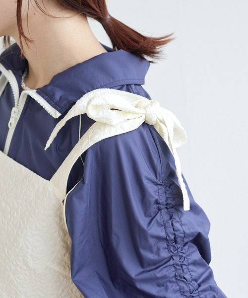 w closet(ダブルクローゼット)の「リボンジャガードチュニック(その他トップス・レディース・ブラック/ブラウン/オフホワイト・FREE)」の11枚目の写真