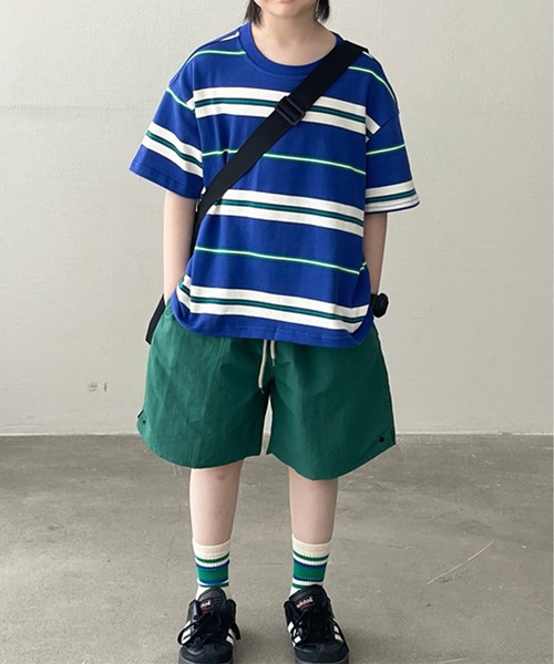 PEANUTS BOY(ピーナッツボーイ)の「【PEANUTS BOY】ボーダーTシャツ(Tシャツ/カットソー・レディース・ブルー/ブラック・SMALL)」の9枚目の写真