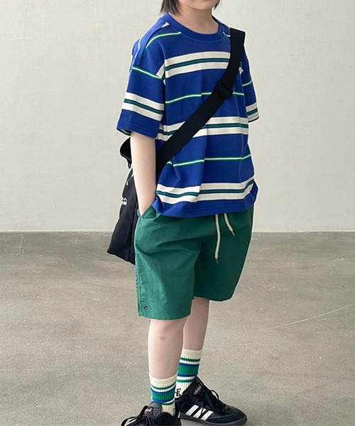 PEANUTS BOY(ピーナッツボーイ)の「【PEANUTS BOY】ボーダーTシャツ(Tシャツ/カットソー・レディース・ブルー/ブラック・SMALL)」の7枚目の写真