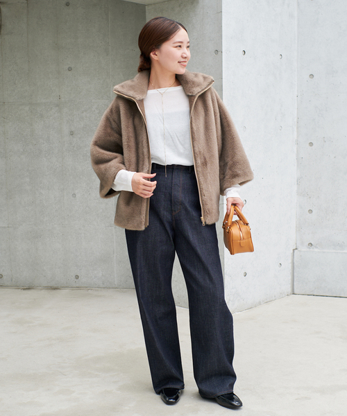 LOU ANDREA/ルーアンドレア ECO-FUR BZ エコファーブルゾン IENA（イエナ）の「LOU ANDREA/ルーアンドレア ECO-FUR BZ エコ