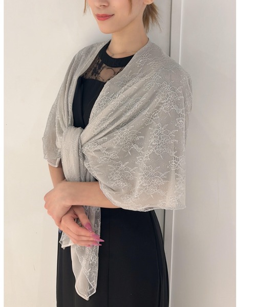 【Cupid Heart】結婚式用！シフォンレ－スショール