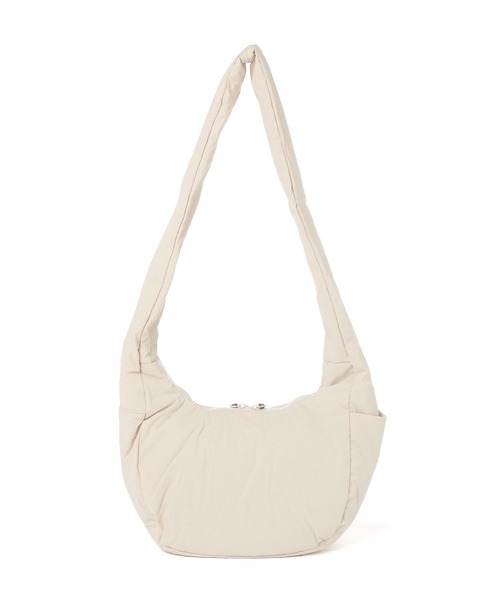 BAYFLOW（ベイフロー）の「中綿ハーフムーンショルダーバッグ（ショルダーバッグ・メンズ・ブラック/ブルー/オフホワイト・FREE）」の5枚目の写真