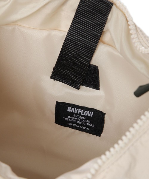 BAYFLOW（ベイフロー）の「中綿ハーフムーンショルダーバッグ（ショルダーバッグ・メンズ・ブラック/ブルー/オフホワイト・FREE）」の14枚目の写真