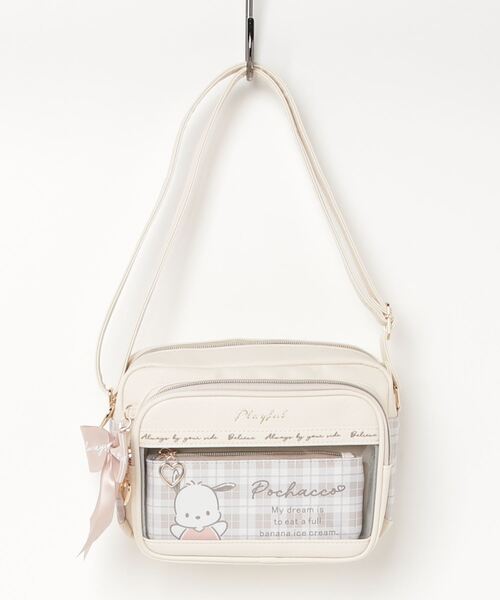 sanrio（サンリオ）の「【サンリオ】 合皮 リボンチャーム クリア