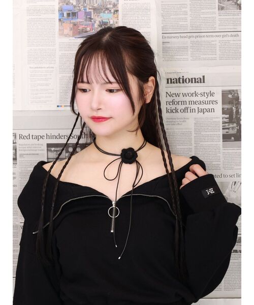 EATME（イートミー）の「FRONTジップスウェットワンピース（ワンピース・レディース・アイボリー/ブラック/グレー・FREE）」の13枚目の写真