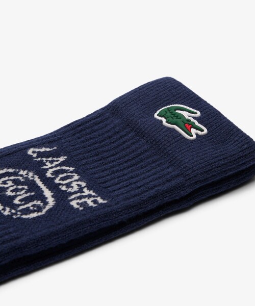 LACOSTE（ラコステ）の「ラコステゴルフブークレジャージソックス 25-27cm（ソックス/靴下・メンズ・オフホワイト/ネイビー・27.0cm/FREE）」の7枚目の写真