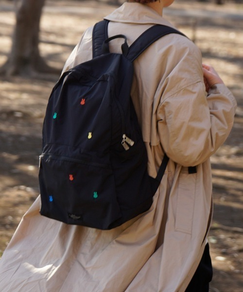 Dick Bruna(ディックブルーナ)の「SOLEILウィークエンドデイパック/Dick Bruna(ショルダーバッグ・レディース・ベージュ系その他/ブラック・FREE)」の2枚目の写真