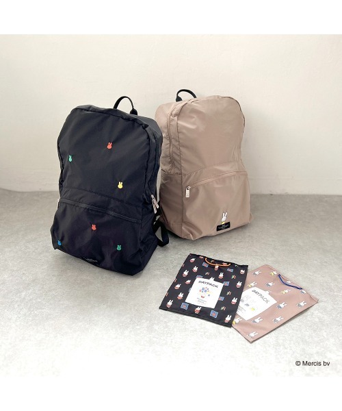 Dick Bruna(ディックブルーナ)の「SOLEILウィークエンドデイパック/Dick Bruna(ショルダーバッグ・レディース・ベージュ系その他/ブラック・FREE)」の8枚目の写真