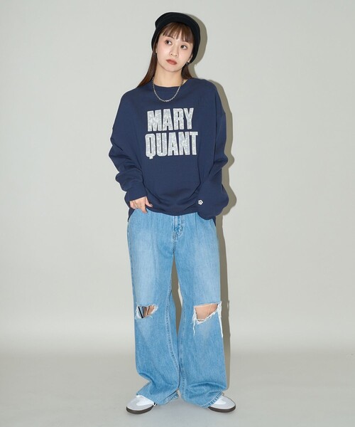 新品MARY QUANT × PUBLUX/マリークワント レースロゴスウェット PUBLUX（パブリュクス）の「MARY QUANT × PUBLUX/マリークワント