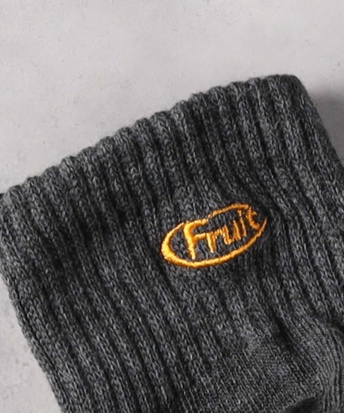 Right-on(ライトオン)の「【FRUIT OF THE LOOM】ラインソックス 3足セット(ソックス/靴下・キッズ・グレー×ホワイト・21cm~23cm/23cm~25cm)」の3枚目の写真