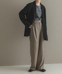 URBAN RESEARCH ROSSO WOMEN | ハイウエストツイードワイドパンツ(その他パンツ)