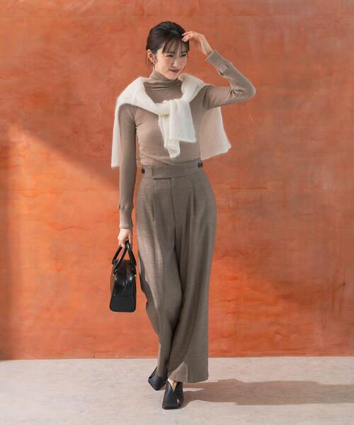 セール】ハイウエストツイードワイドパンツ（その他パンツ