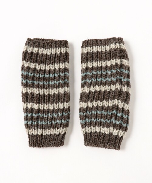 BEAMS BOY(ビームスボーイ)の「【別注】HIGHLAND 2000 / マルチ ボーダー アームカバー(アームカバー・レディース・チャコールグレー/イエロー/オレンジ・ONE SIZE)」の12枚目の写真