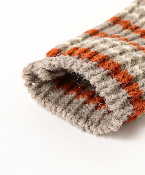 BEAMS BOY(ビームスボーイ)の「【別注】HIGHLAND 2000 / マルチ ボーダー アームカバー(アームカバー・レディース・チャコールグレー/イエロー/オレンジ・ONE SIZE)」の8枚目の写真