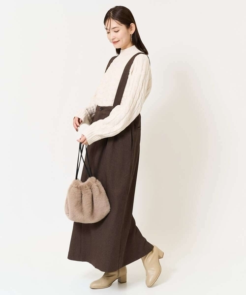 a.v.v（アーヴェヴェ）の「ストレッチブーツ（ブーツ・レディース・アイボリー/ベージュ/ブラック・23.5/24.5/22.5）」の4枚目の写真